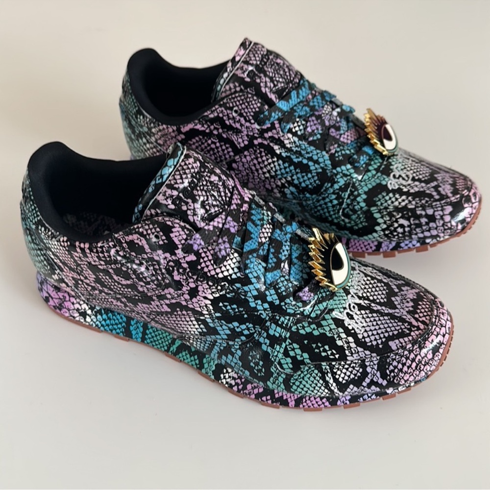 🆕 Melody Ehsani X Reebok Classic Just be Yourself Lux Python Collectors Sneakers